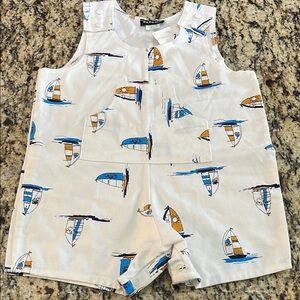 Vintage Toddler Nautical Romper